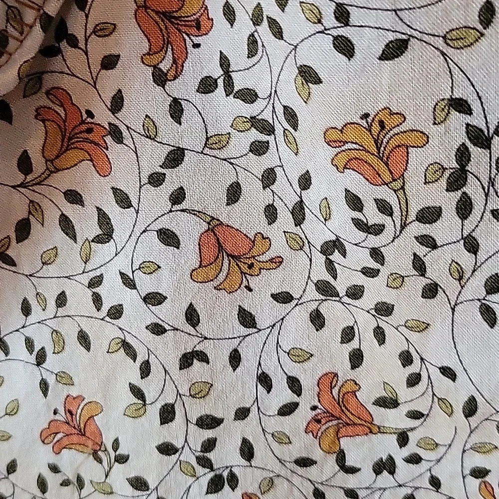 HAND CRAFT Reversible shoulder Bad HANDMADE Cotton Floral Pattern